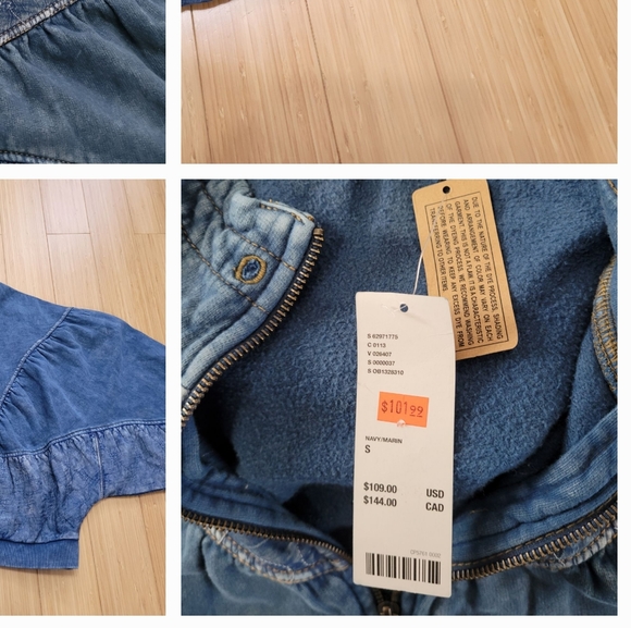 DENIM pullover NEW w/ tag - Picture 8 of 8